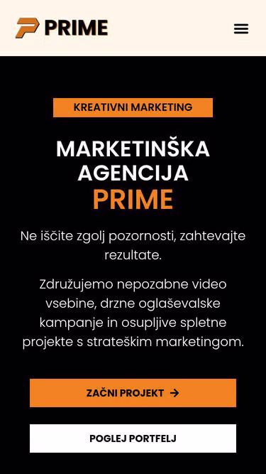 Screenshot of prime.si