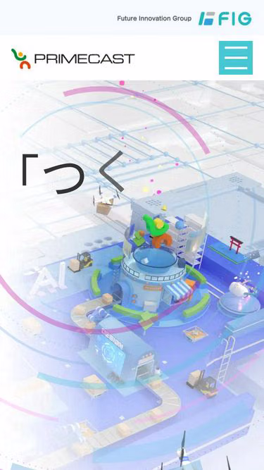 Screenshot of primecast.jp