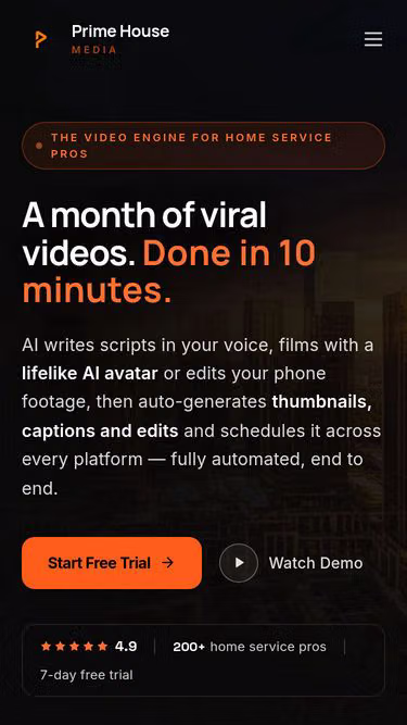 Screenshot of primehouse.io