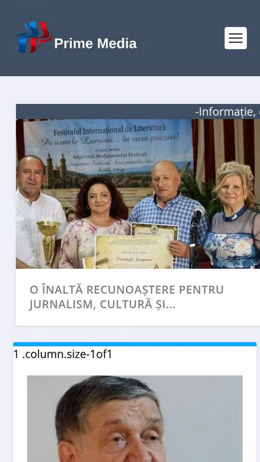 Screenshot of primemedia.ro