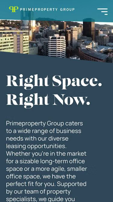 Screenshot of primeproperty.co.nz