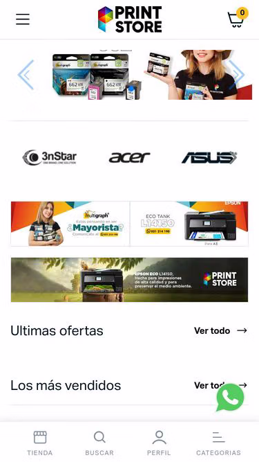 Screenshot of printstore.com.py