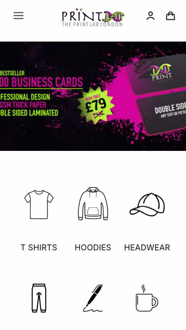 Screenshot of printx.uk