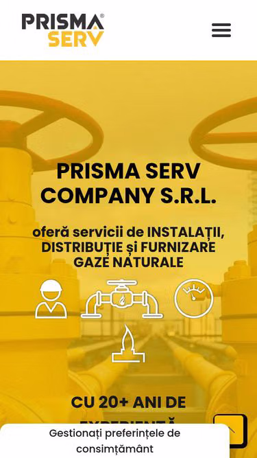 Screenshot of prisma.ro
