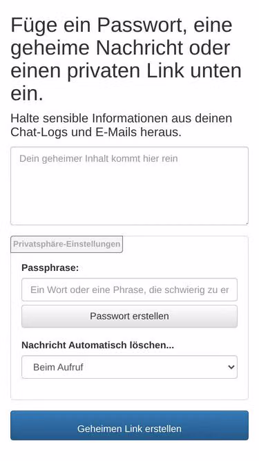 Screenshot of priv.online