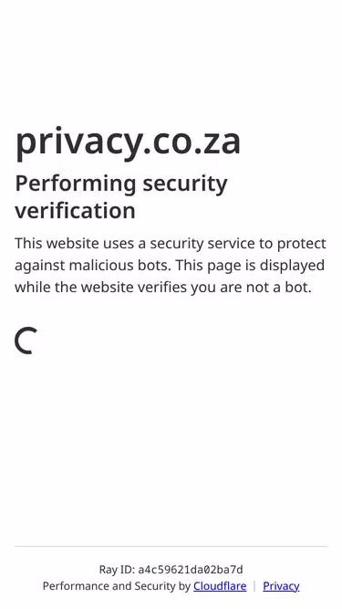 Screenshot of privacy.co.za