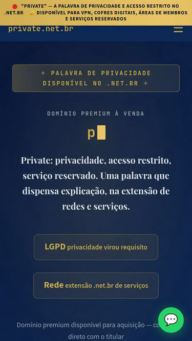 Screenshot of private.net.br