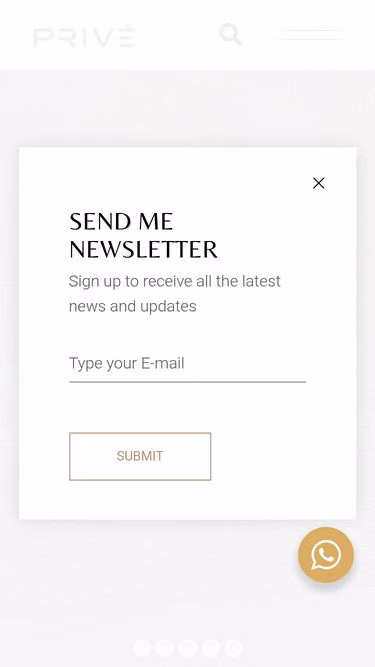 Screenshot of prive.co.id