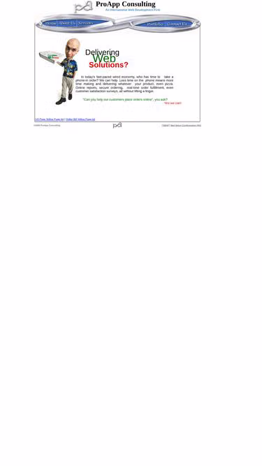 Screenshot of proapp.net