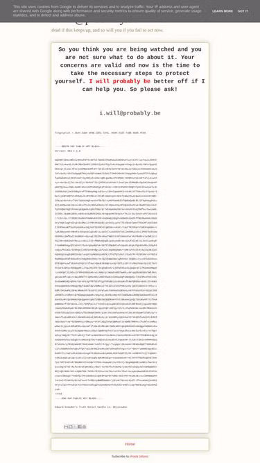 Screenshot of probably.be
