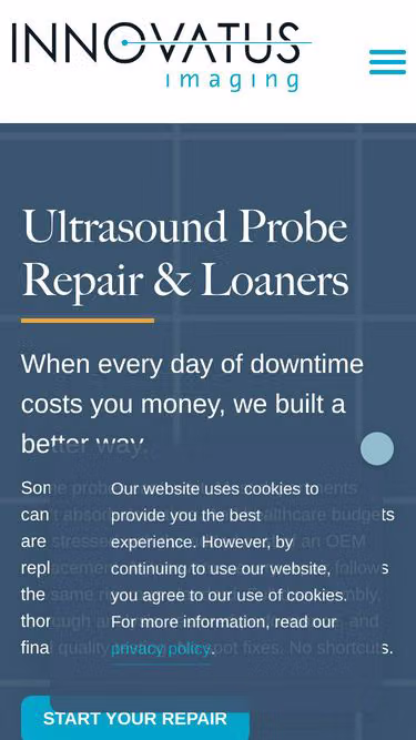Screenshot of probe.repair