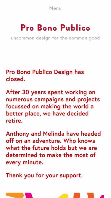 Screenshot of probono.com.au