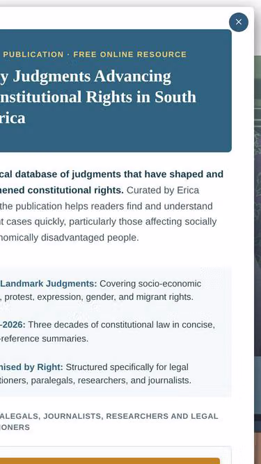 Screenshot of probono.org.za