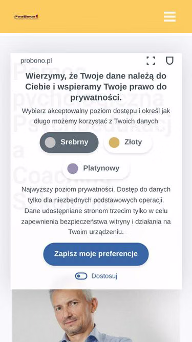 Screenshot of probono.pl