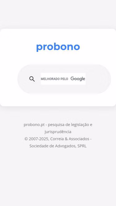 Screenshot of probono.pt