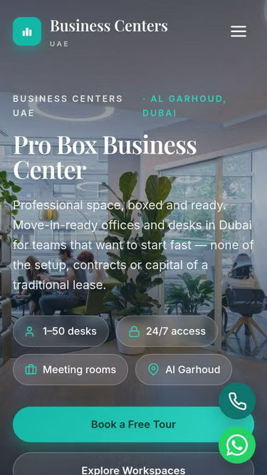 Screenshot of probox.ae
