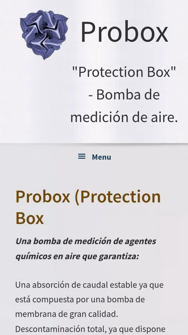 Screenshot of probox.es