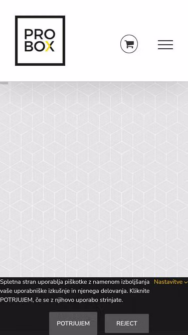 Screenshot of probox.si