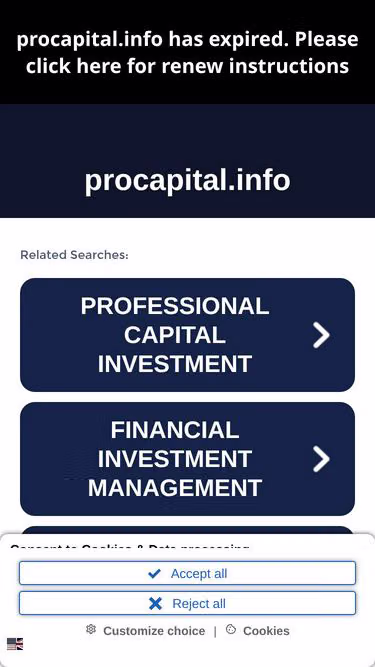 Screenshot of procapital.info
