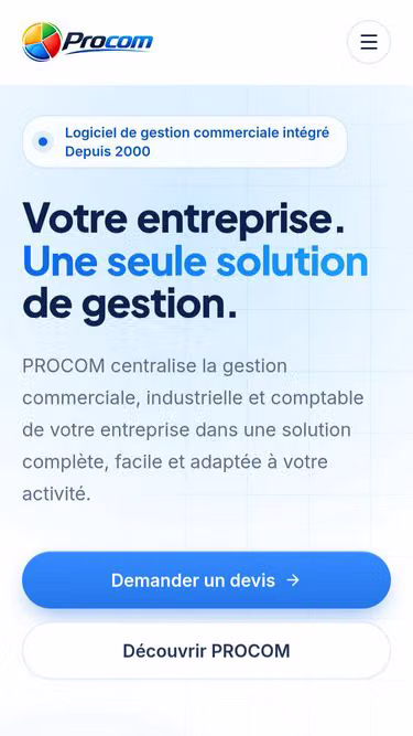 Screenshot of procom.ma