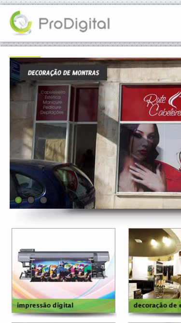 Screenshot of prodigital.pt