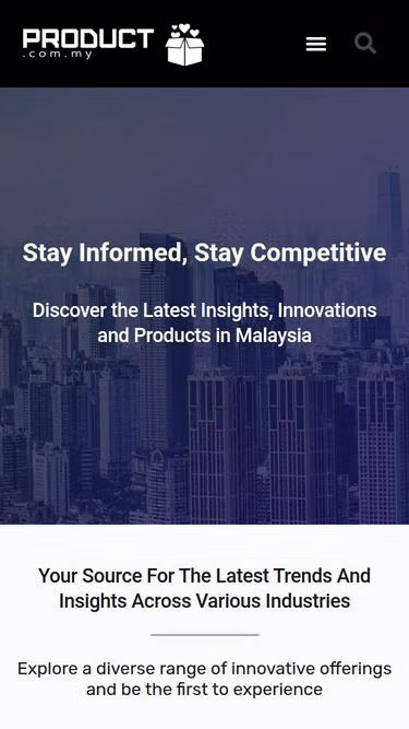 Screenshot of product.com.my