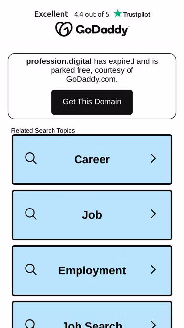 Screenshot of profession.digital