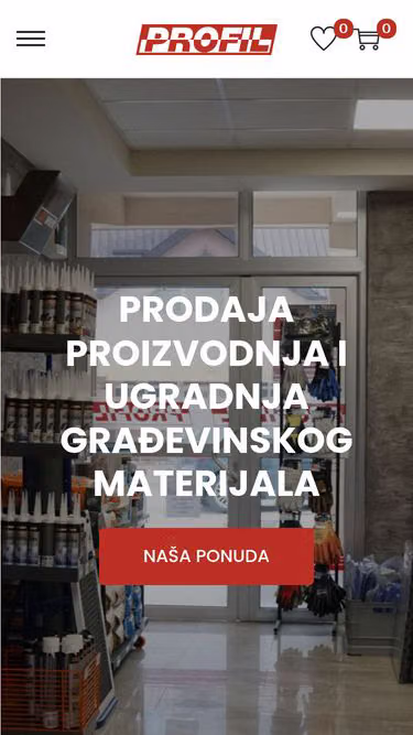 Screenshot of profil.co.rs