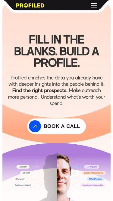 Screenshot of profiled.co