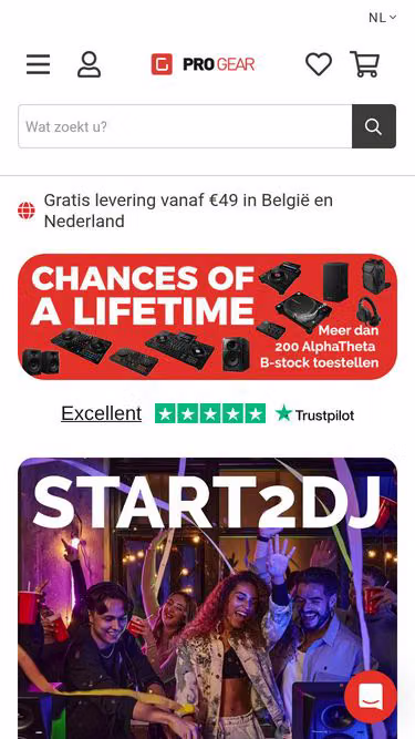 Screenshot of progear.fr