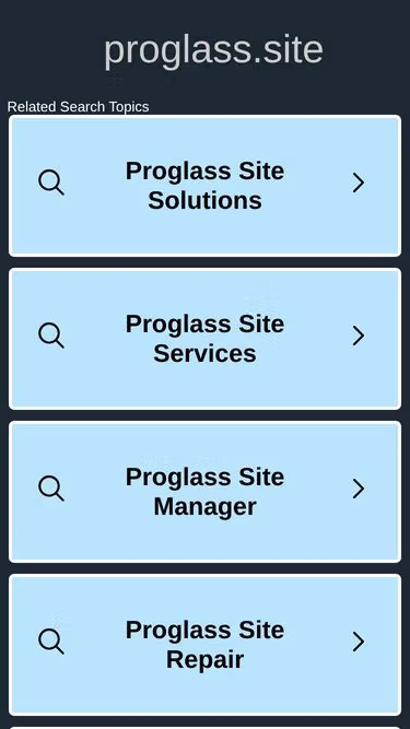 Screenshot of proglass.site