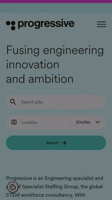 Screenshot of progressive.co.uk