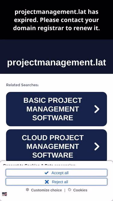 Screenshot of projectmanagement.lat