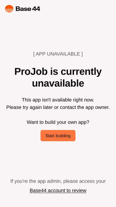 Screenshot of projob.space