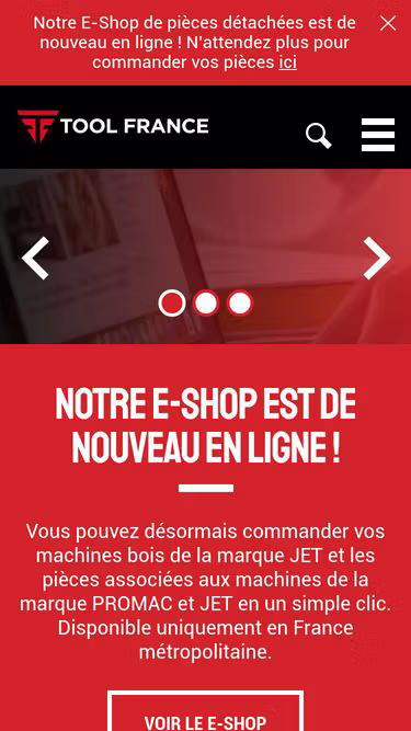 Screenshot of promac.fr