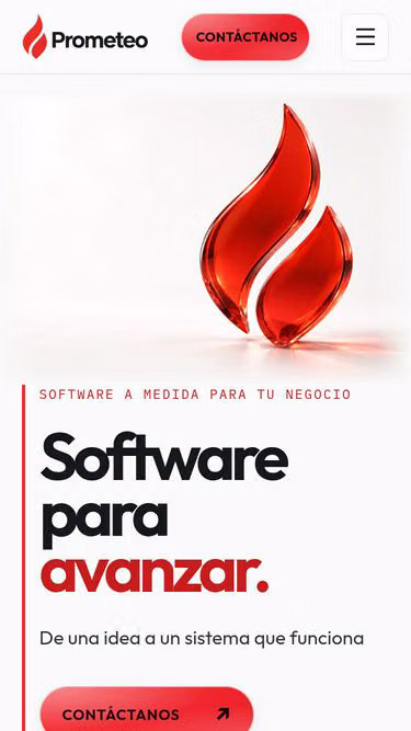 Screenshot of prometeo.pe