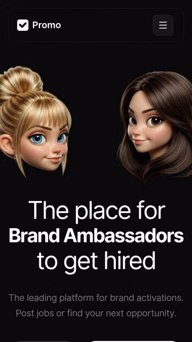 Screenshot of promo.cv
