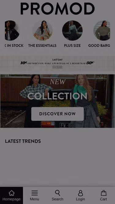 Screenshot of promod.co.mu