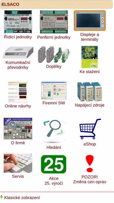 Screenshot of promos.cz