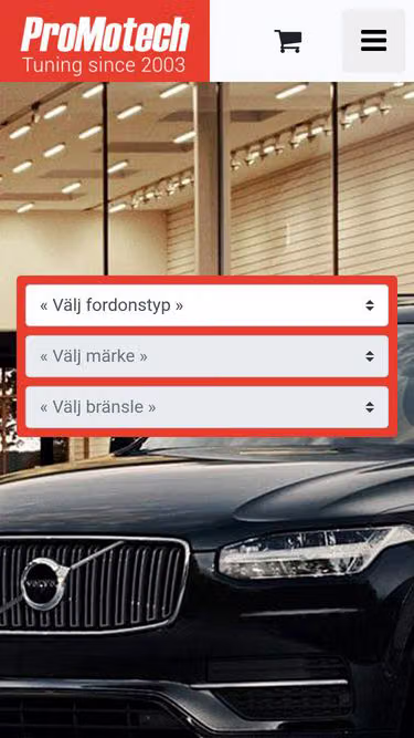 Screenshot of promotech.fi