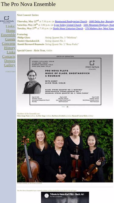 Screenshot of pronova.ca