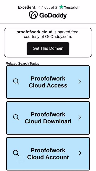 Screenshot of proofofwork.cloud
