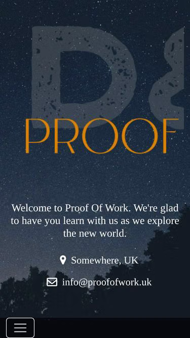 Screenshot of proofofwork.uk