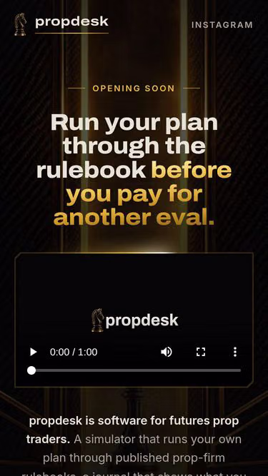 Screenshot of propdesk.software