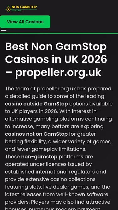 Screenshot of propeller.org.uk