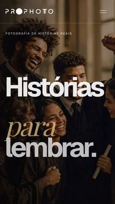 Screenshot of prophoto.com.br