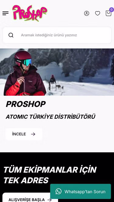 Screenshot of proshop.com.tr