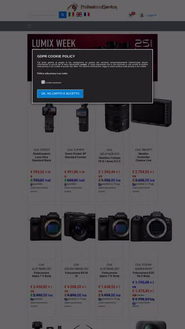 Screenshot of prosight.it