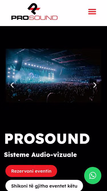 Screenshot of prosound.al