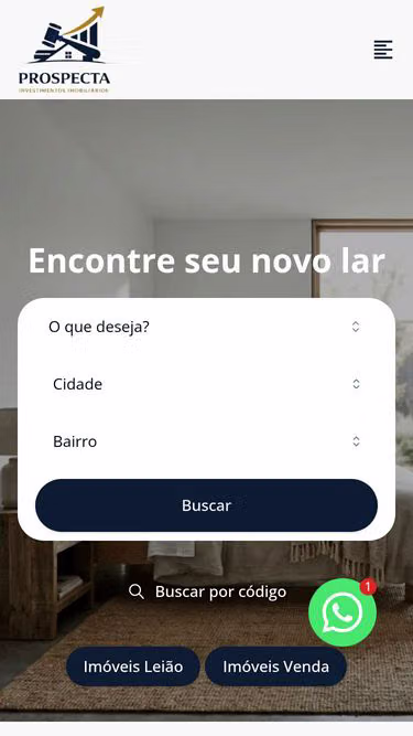 Screenshot of prospecta.imb.br